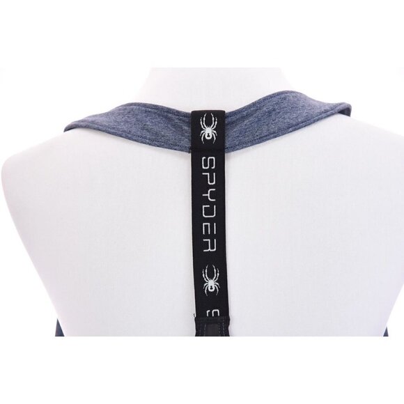 Spyder Racerback Loose Tank Top Running Aura Moisture Wicking Blue Womens Sz L - Picture 11 of 12